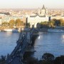 Chain Bridge Будапешт (вид с Castle Hill)
