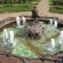 A fountain 'Free Bird of Happiness' = present from one of Russian Banks