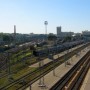 Вид на пригородный и главный вокзал Ростова-на-Дону.